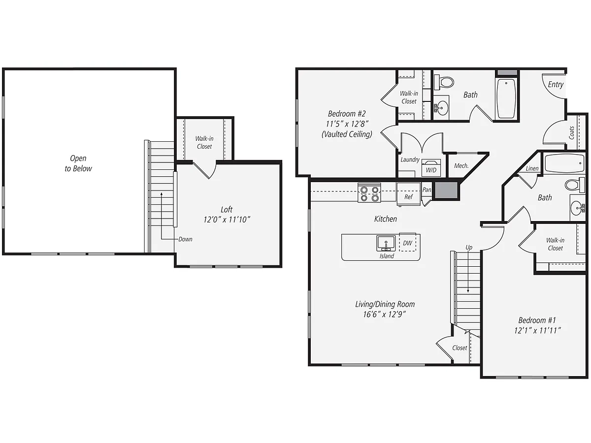 Floor plan B3L-1415