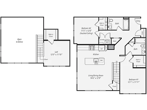 Floor plan B3L-1415