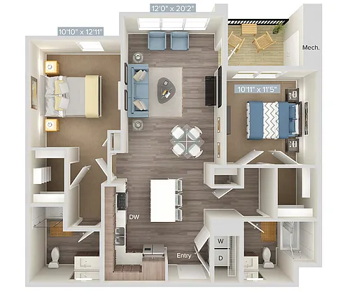 Floor plan B4-312-323