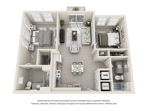 Floor plan B1A