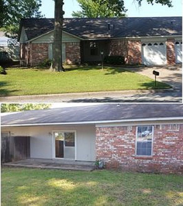 Front of house and patio