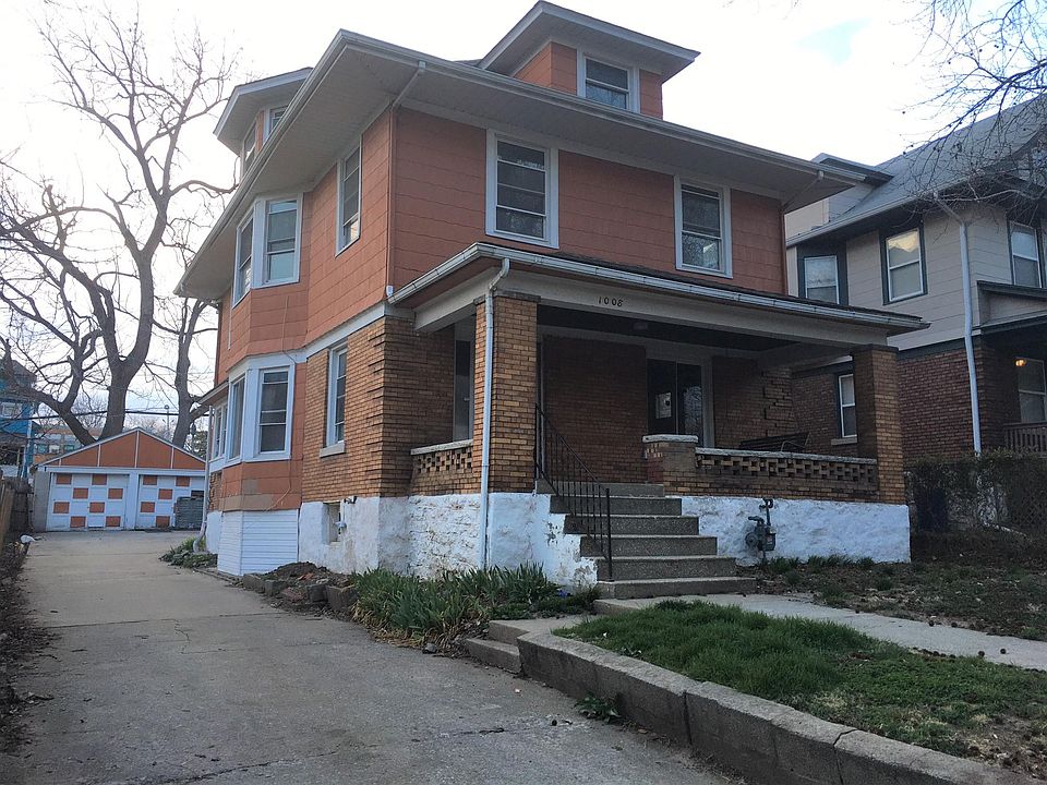 Front of home with 2-car garage off to the left.