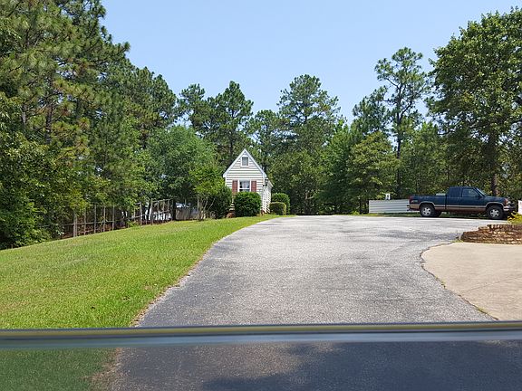 Driveway and playhouse