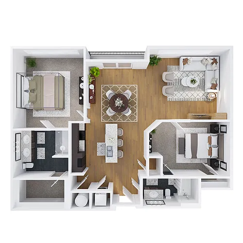 Floor plan B03CX