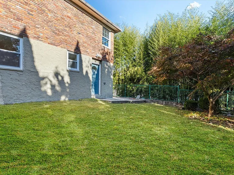 Private back yard