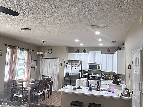 Dining and kitchen