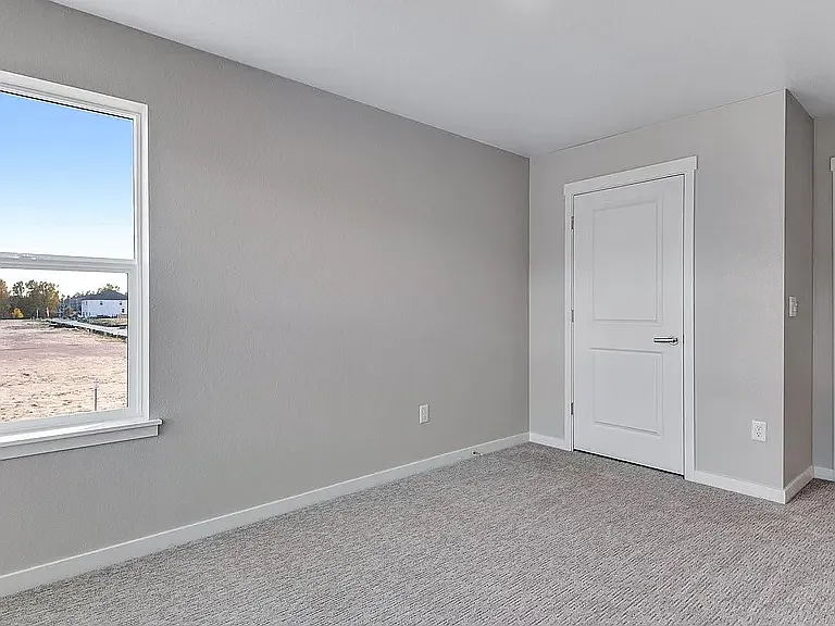 Bedroom number 2 10x10 is size. Good size closet