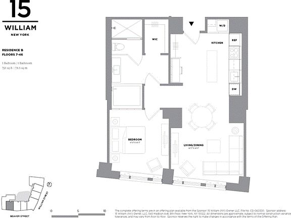 2nd image of 15 William St APT 41B