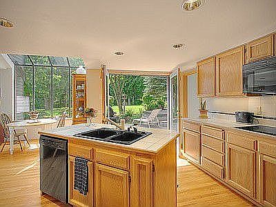 New Slab Granite Kitchen