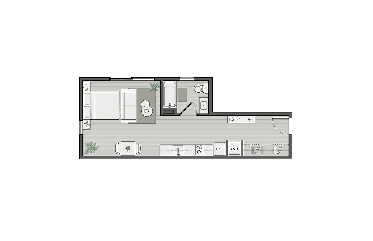 Floor plan Studio