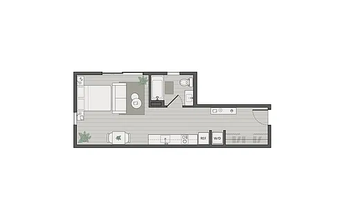 Floor plan Studio