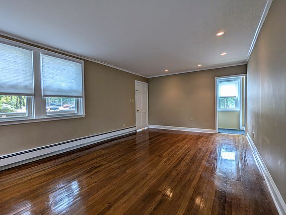 Hardwood floors in living room