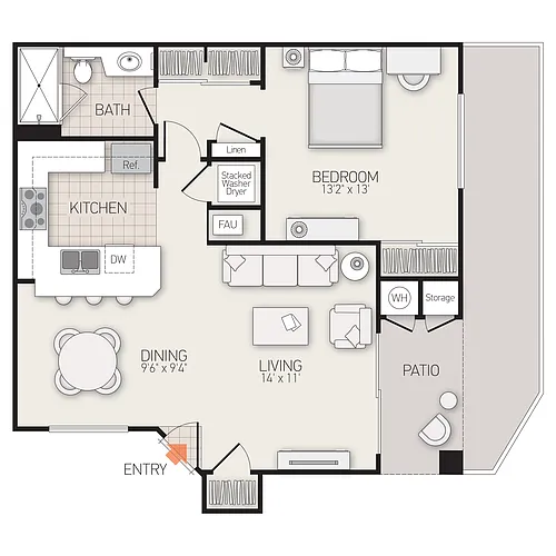 Floor plan Plan E