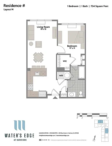 Floor plan Layout M