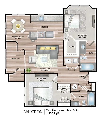 Floor plan Abingdon