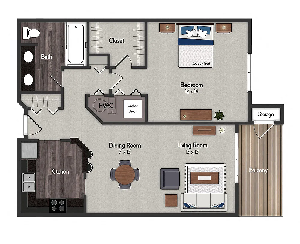 Floor plan Pebble