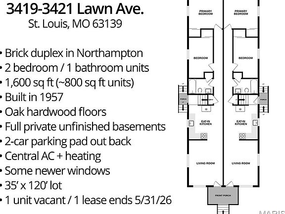 3rd image of 3419-3421 Lawn Ave