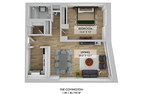 Floor plan One Bedroom