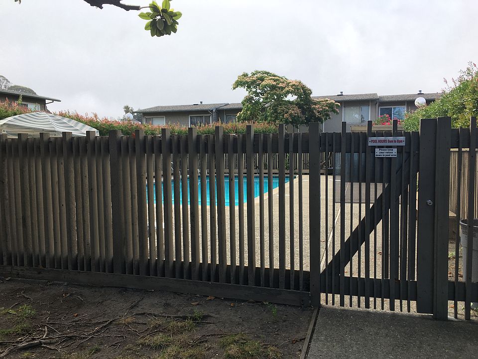 gated pool area to relax
