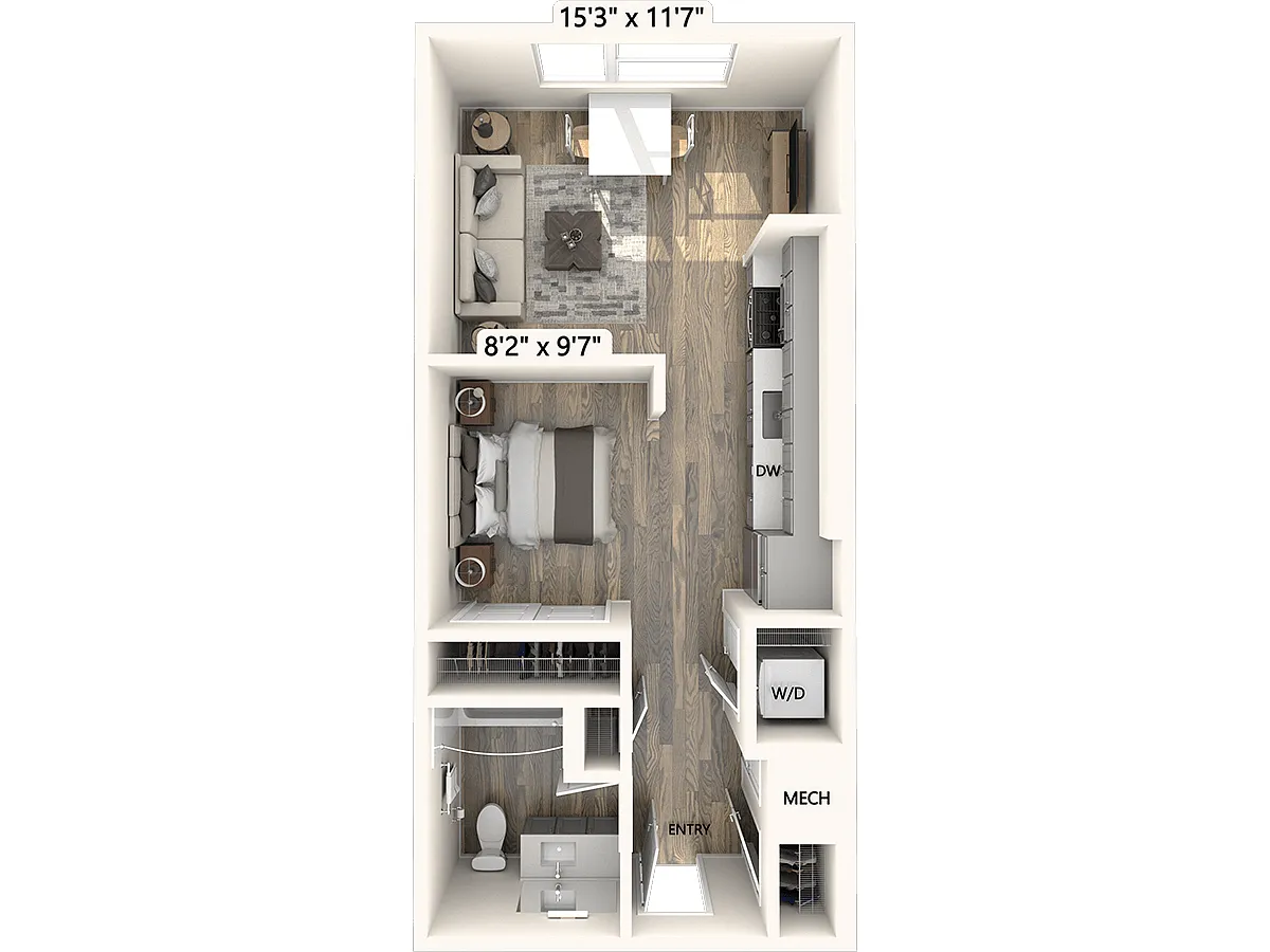 Floor plan SM05-520sf-NoBay