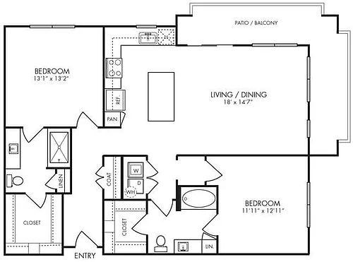 Floor plan B3