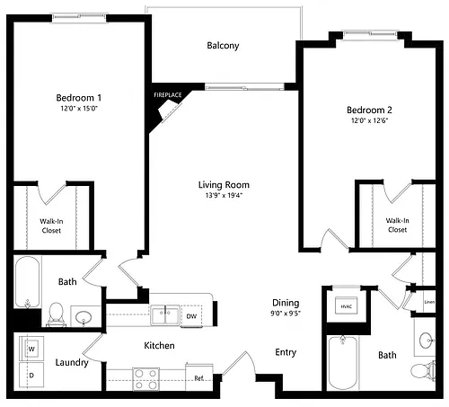 Floor plan River