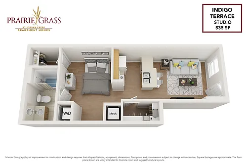 Floor plan Indigo Terrace