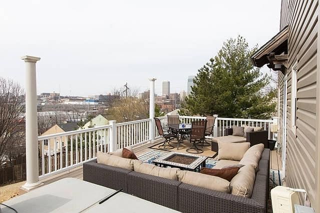 View Downtown and Back Deck