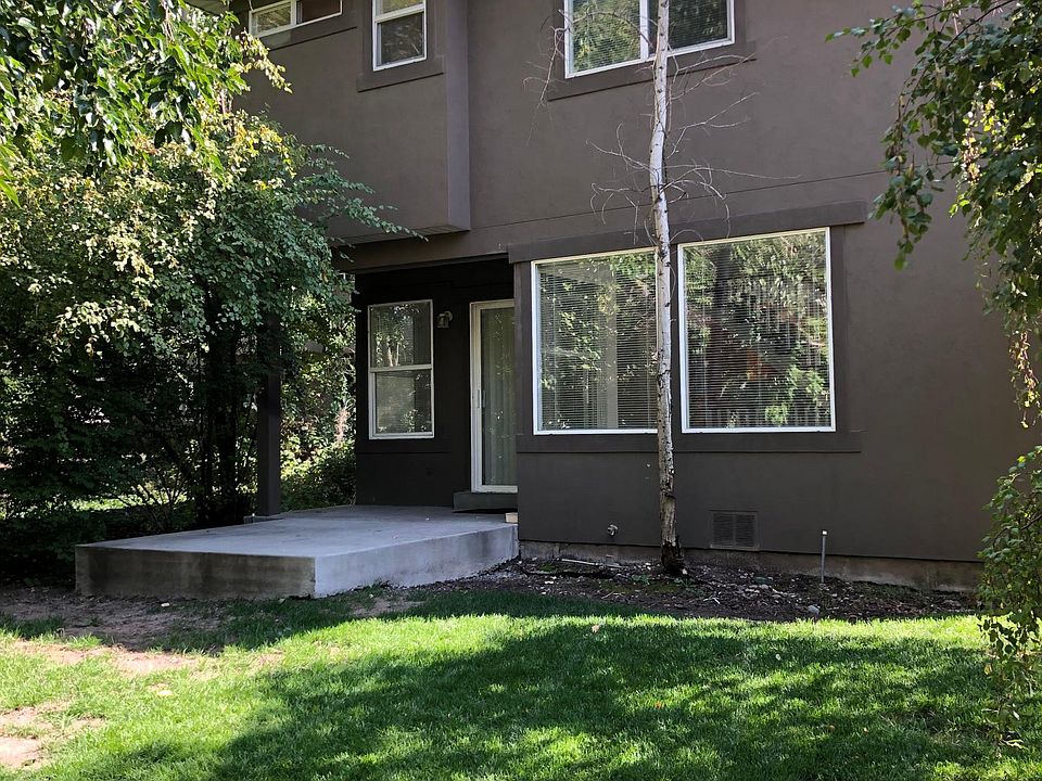 Back yard with Patio on Emigration Creek