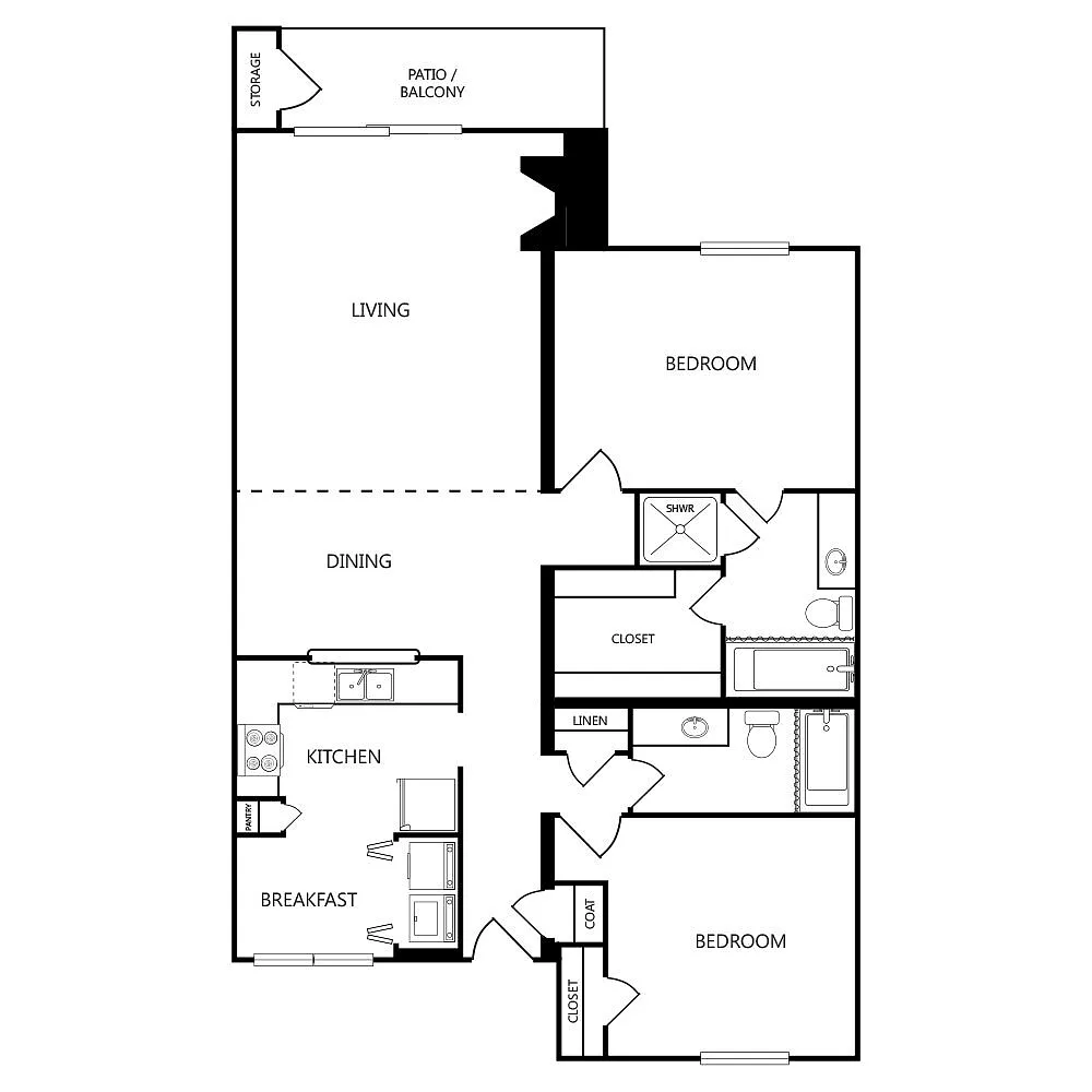 Floor plan B8