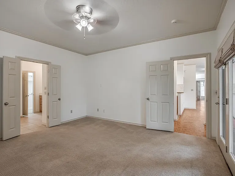 Master Bedroom overlooking backyard.