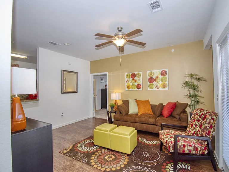 Stylish living space with modern finishes