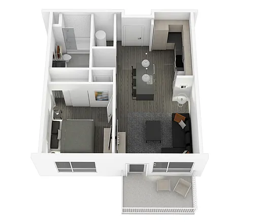 Floor plan 1B
