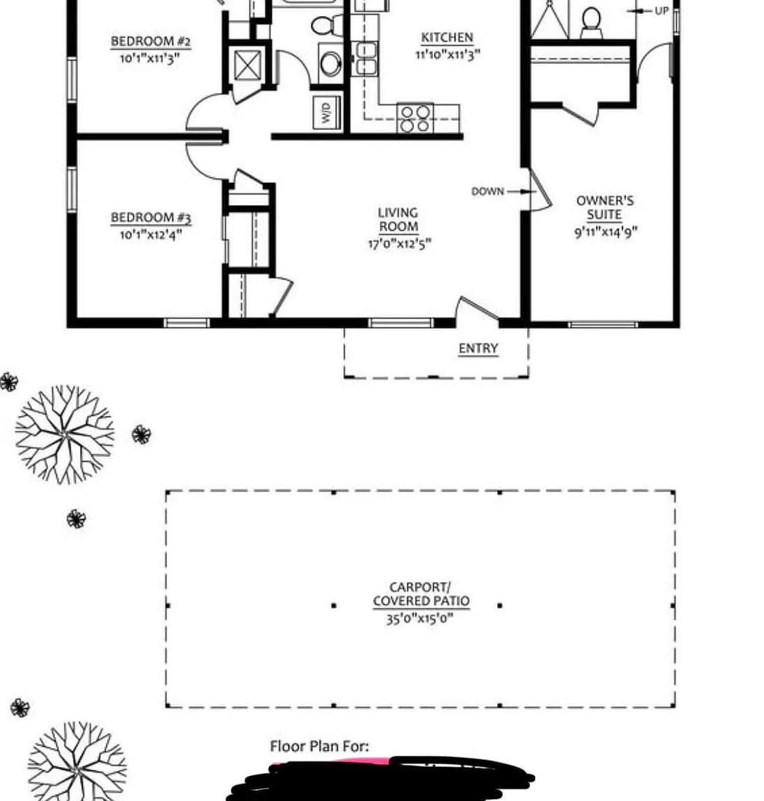 3 bed, 1075 sqft, $1,800 — Photo 2