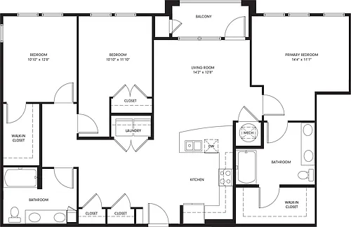 Floor plan C1