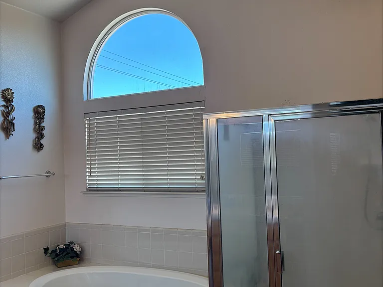 Master bathroom (including toilet room (new toilet as well) but it didn't fit in the frame)