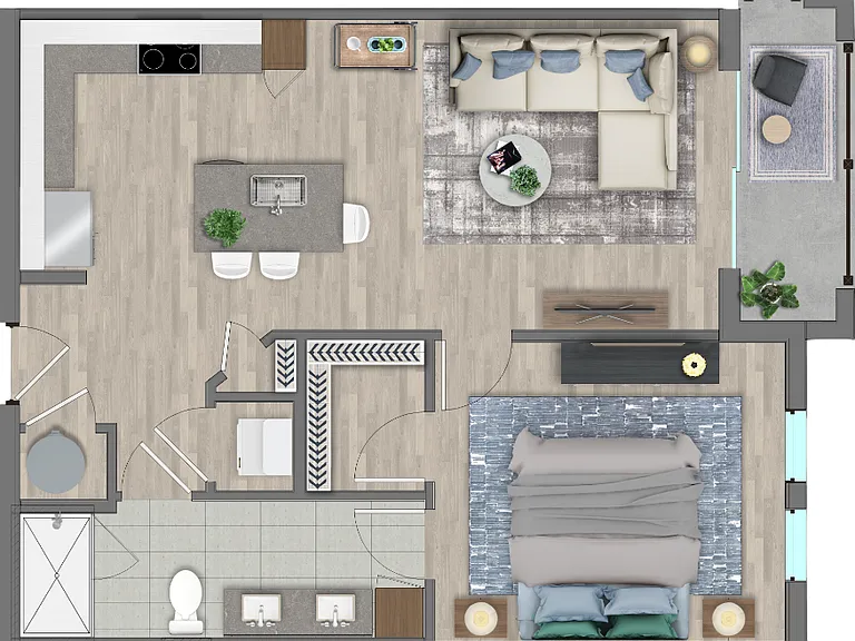 A1 floor plan Corsa at Estero Crossing