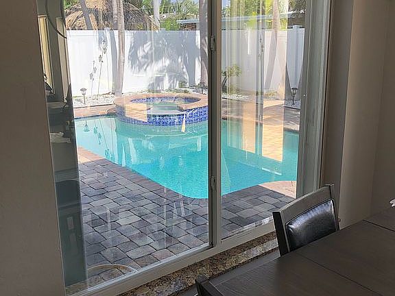 Pool Area from Dining