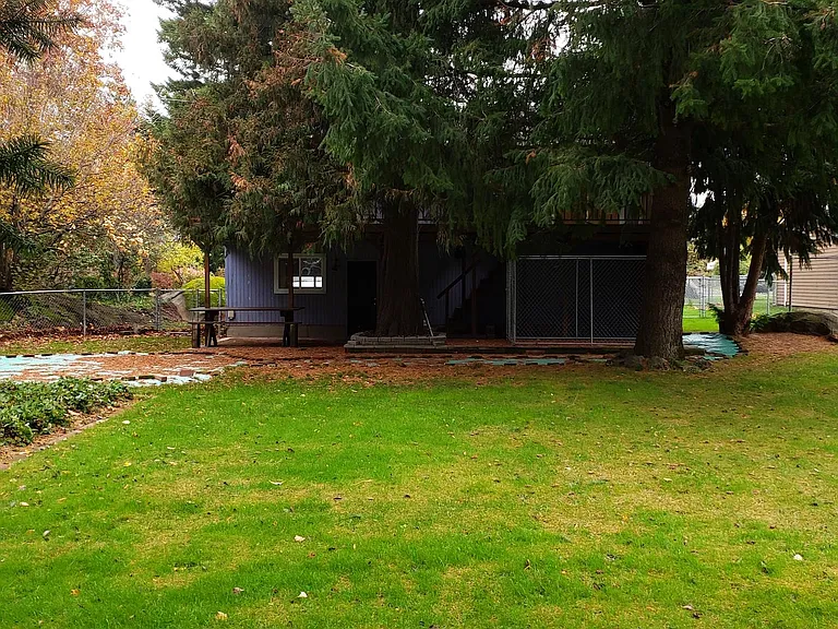 back of the house from the yard