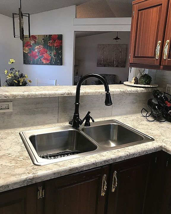 New counters, sink, & faucet