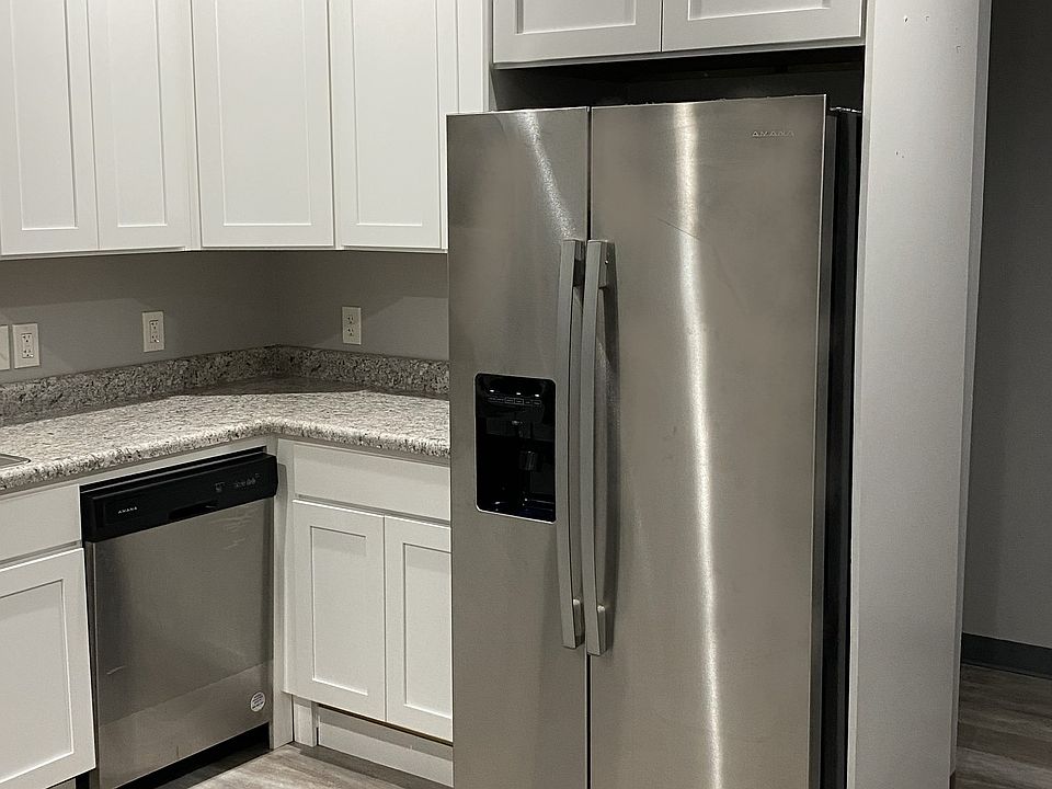 Modern stainless steel appliances