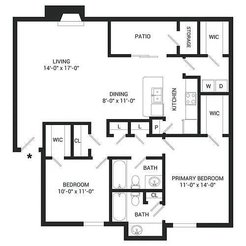 Floor plan B3