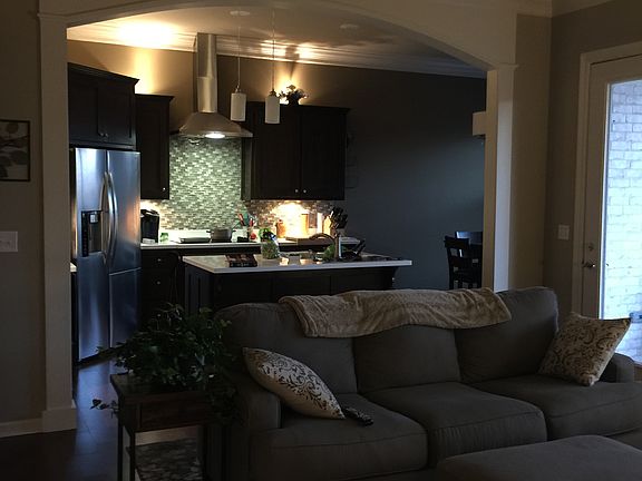 Open concept kitchen area