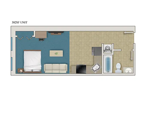 Floor plan Model 1