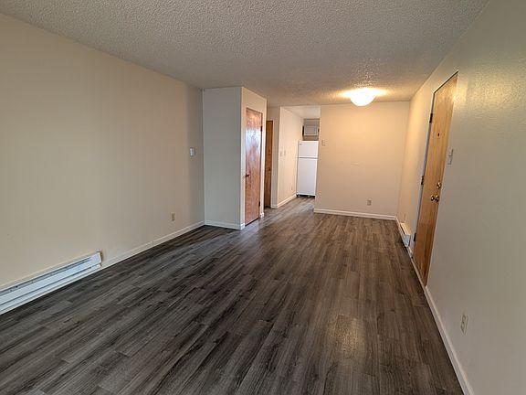 Living room looking to kitchen