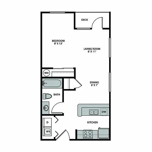 Floor plan Studio Exterior