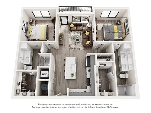 Floor plan The Bellevue