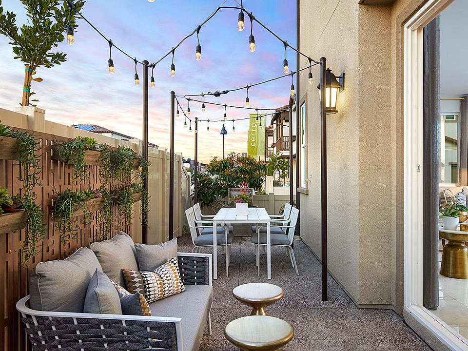 Cerro At Rancho Soleo Plan 2 Model Home Patio