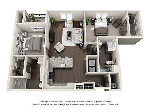 Floor plan B1b