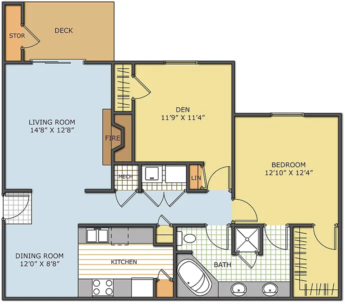 Floor plan Biscayne